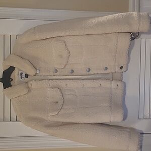 Off white sherpa jacket ...Brand new